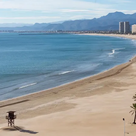 Apartamento Cullera Frente Al Mar Exterior foto